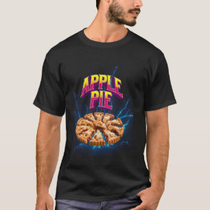 T-shirt Mème de tarte aux pommes style rap bootleg 90s vin