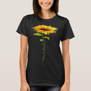 T-shirt Mème de tournesol Fête des mères Floral Funny Matc