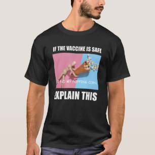 T-shirt Mème de vaccin bizarre Ironic Dumb Progressive Jok