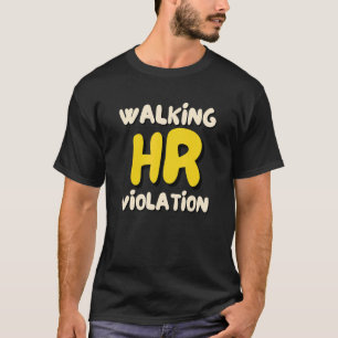 T-shirt Mème de violation des RH à pied 1