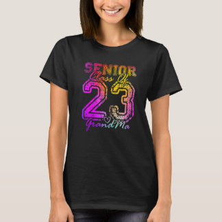 T-shirt Mémé diplômée senior cœur mignon fier coloré