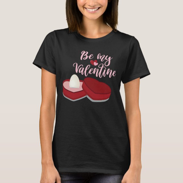 T-shirt Mème d'oeuf cher Saint-Valentin (Devant)