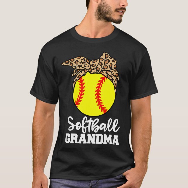 T-shirt Mémé douce drôle léopard grand-mère  (Devant)