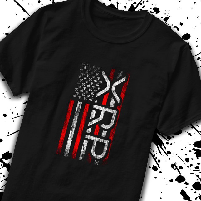 T-shirt Mème Drapeau Américain XRP Crypto Cryptomonnaie (Créateur téléchargé)