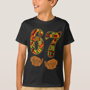 T-shirt Meme Drôle 6 7 Six Sept Mois de l'histoire des Noi