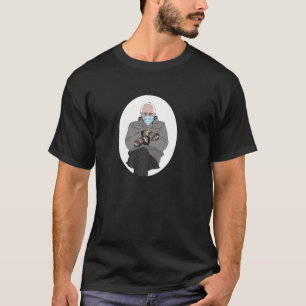 T-shirt Mème drôle Bernie Sanders Inauguration 2021 Mitten