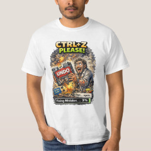 T-shirt Mème drôle d'annulation de crash système Gamer Pro