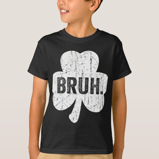 T-shirt Mème drôle de Bruh salutation de frère adolescent  (Devant)