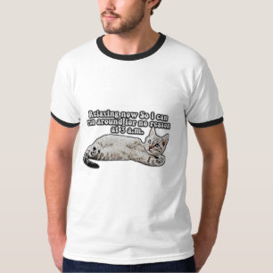 T-shirt Mème drôle de chat en colère pour les propriétaire