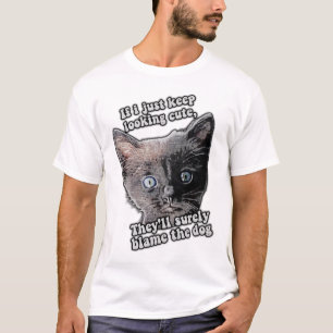 T-shirt Mème drôle de chat en colère pour les propriétaire