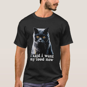 T-shirt Mème drôle de chat grincheux pour les propriétaire