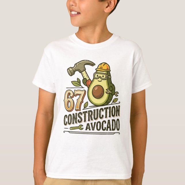 T-shirt Mème drôle de construction Six Sept Avocat (Devant)