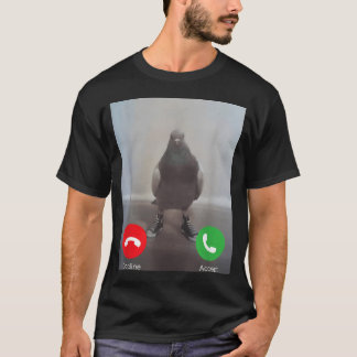 T-shirt Mème drôle de pigeon qui appelle un absurde pourri