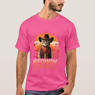 T-shirt Mème drôle de salut Far West Chapeau de cow-boy Me