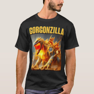 T-shirt Mème drôle gorgonzola ai fromage italien dragon