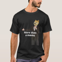 Mème Drôle Shiba "Plus Qu'Un Mème" Pour Doge Coin