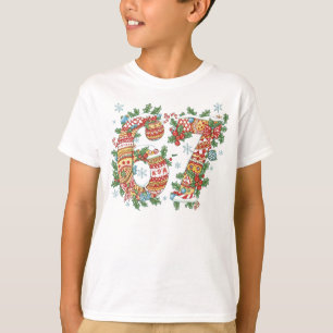T-shirt Mème drôle Six Sept Brainrot 6-7 Enfants Noël