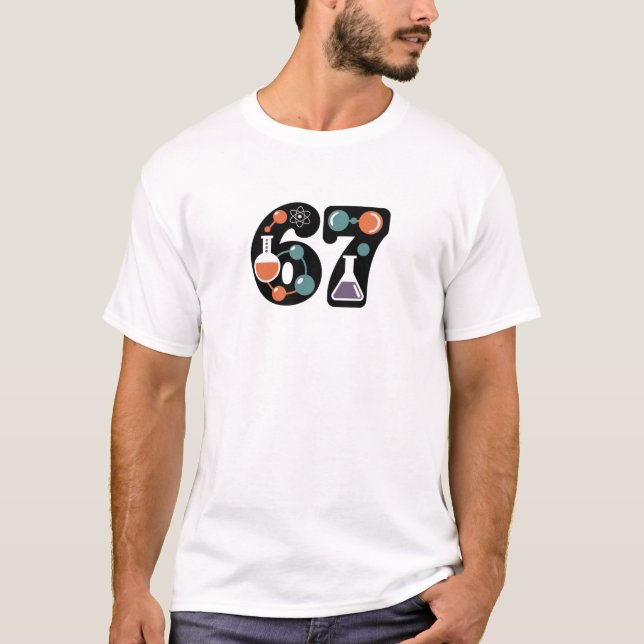 T-shirt Mème drôle Six Sept, Chimie Physique (Devant)