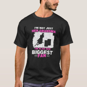 T-shirt Mémé du baril de la plus grande fan de course de c