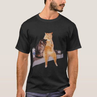 T-shirt Mème du Chat qui Fume