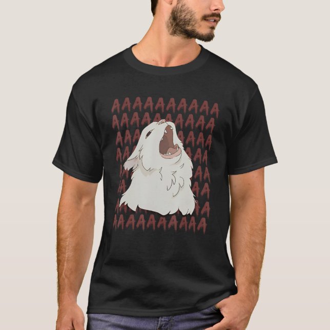 T-shirt Mème du chat qui hurle (Devant)
