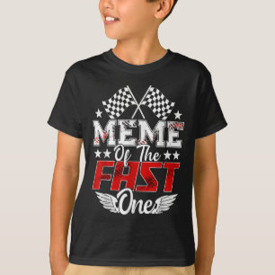 T-shirt Mème Du Fast One Premier Anniversaire Racing Car F