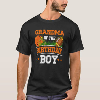 T-shirt Mémé du garçon du thème de football de soccer d'an