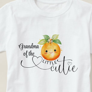 T-shirt Mémé du petit citron orange Cutie