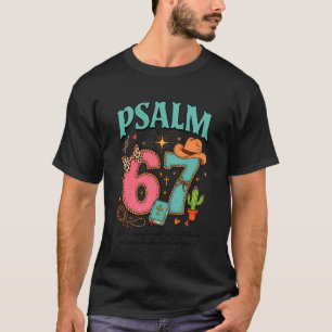 T-shirt Mème du psaume chrétien 67 Vie occidentale Cow-gir
