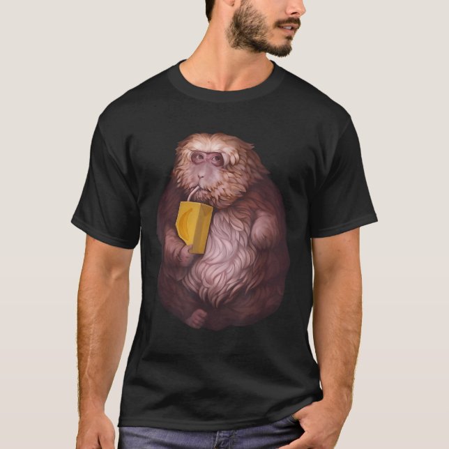 T-shirt Mème du singe Xing Xing – Création virale drôle  (Devant)