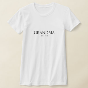 T-shirt Mémé élégante moderne