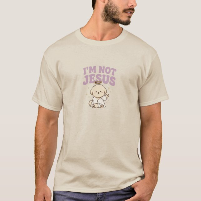 T-shirt mème esthétique de Jésus chien drôle (Devant)