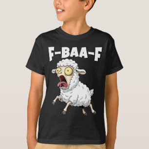 T-shirt Meme F-baa-f – Graphique de mème drôle qui hurle