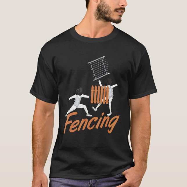 T-shirt Mème Fencer de clôture (Devant)