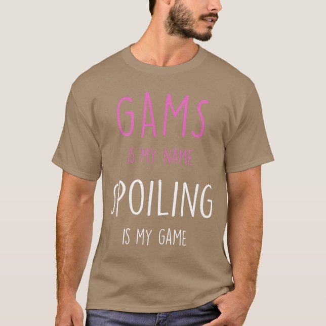 T-shirt Mémé Gams rétro (Devant)