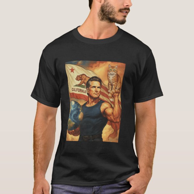 T-shirt Mème Gavin Newsom  (Devant)