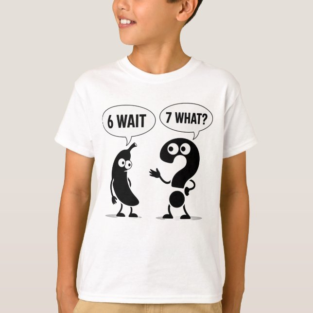 T-shirt Mème graphique drôle de banane 67 Six Sept  (Devant)