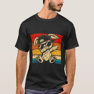T-shirt Mème graphique drôle de lapin dabbing pour hommes