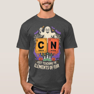 T-shirt Mème Halloween 67 Science Chimie Professeur Périod