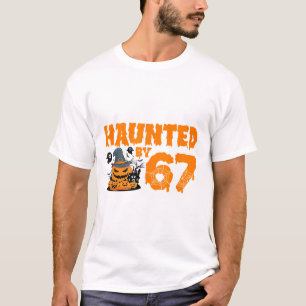 T-shirt Mème hanté 67 Six Sept 6-7 Blague drôle d'Internet