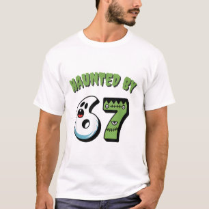 T-shirt Mème hanté 67 Six Sept 6-7 Blague drôle d'Internet