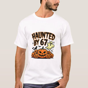 T-shirt Mème hanté 67 Six Sept 6-7 Blague drôle d'Internet
