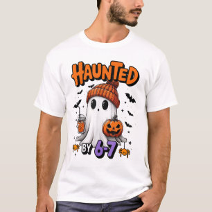 T-shirt Mème hanté 67 Six Sept 6-7 Blague drôle d'Internet