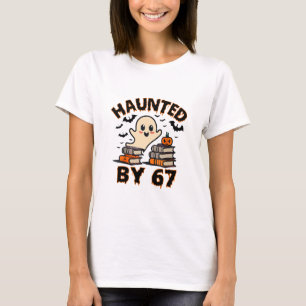 T-shirt Mème hanté 67 Six Sept 6-7 Blague drôle d'Internet