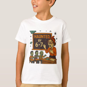 T-shirt Mème hanté 67 Six Sept 6-7 Blague drôle d'Internet