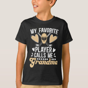 T-shirt Mémé hockey fière joueuse de hockey sur glace gran