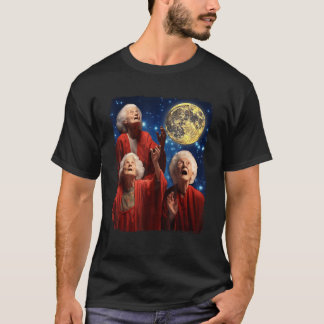 T-shirt Mémé Hurle à la Lune Trois Granny Moon