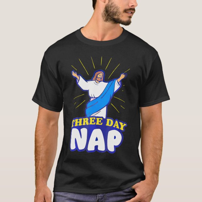 T-shirt Même Jésus Avait Une Histoire De Pêche (Devant)