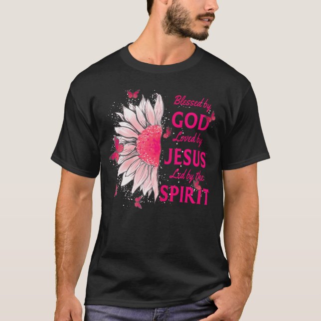 T-shirt Même Jésus Avait Une Histoire De Pêche (Devant)