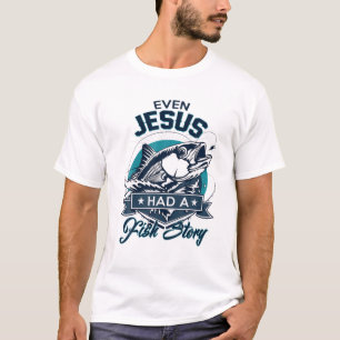 T-shirt Même Jésus Avait Une Histoire De Poisson - Christi